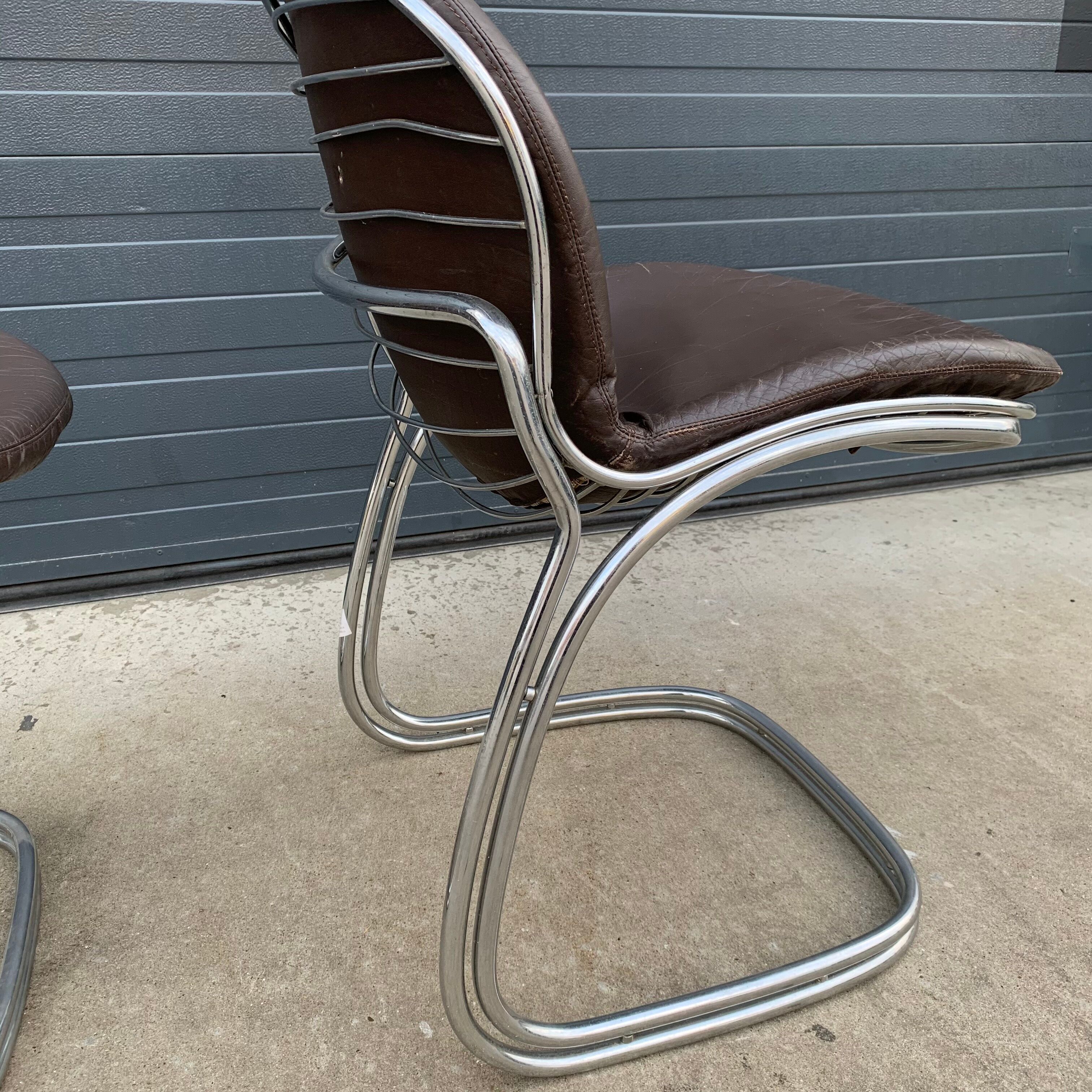 Pair of chairs Gastone Rinaldi 1970