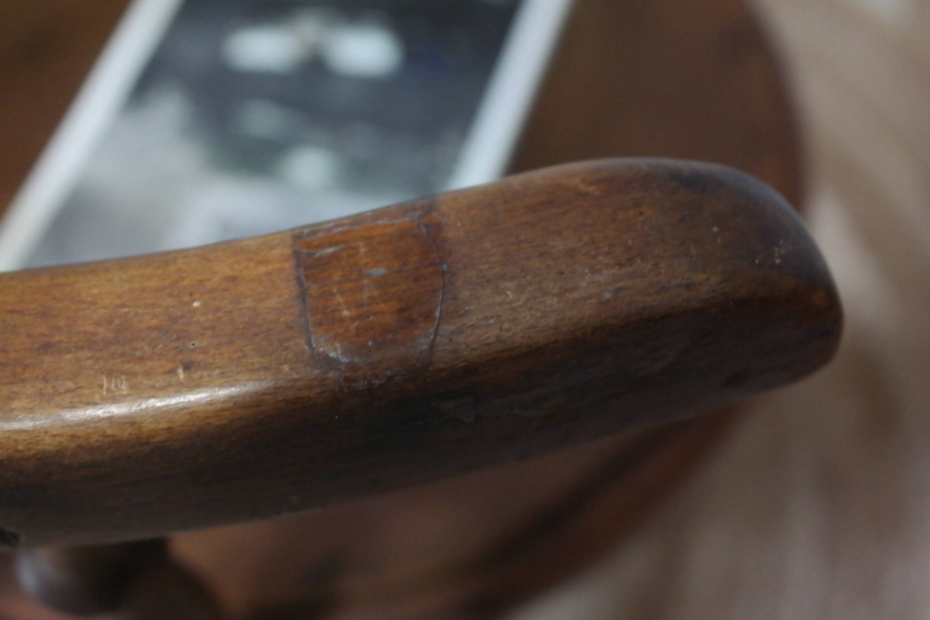 Wooden swivel office chair 20 years