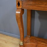 Console en Ronce de Noyer, époque Restauration – Début XIXe