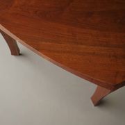 Anthroposophical Organic Coffee Table in walnut, 1950s
