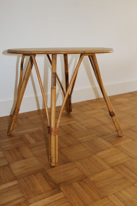 Round rattan coffee table 510mm