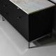Executive sideboard by Florence Knoll with 'rosé aurore' marble top