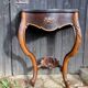Late 19th century wall-mounted wooden console