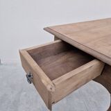 Antique Louis XV style side table with 2 drawers
