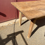 Table de ferme en chêne