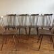 Set de 6 chaises Baumann Menuet en hêtre, pieds compas