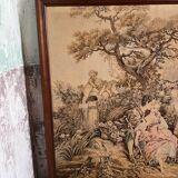 Vintage Framed Wall Tapestry