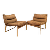 Gillis Lundgren easy chairs, Ikea, Sweden, 1970s