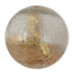Vintage globe table lamp in molded glass