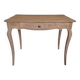 Antique oak side table in Louis XV style