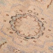 Tapis vintage beige, tapis turc vintage délavé par le soleil, tapis beige