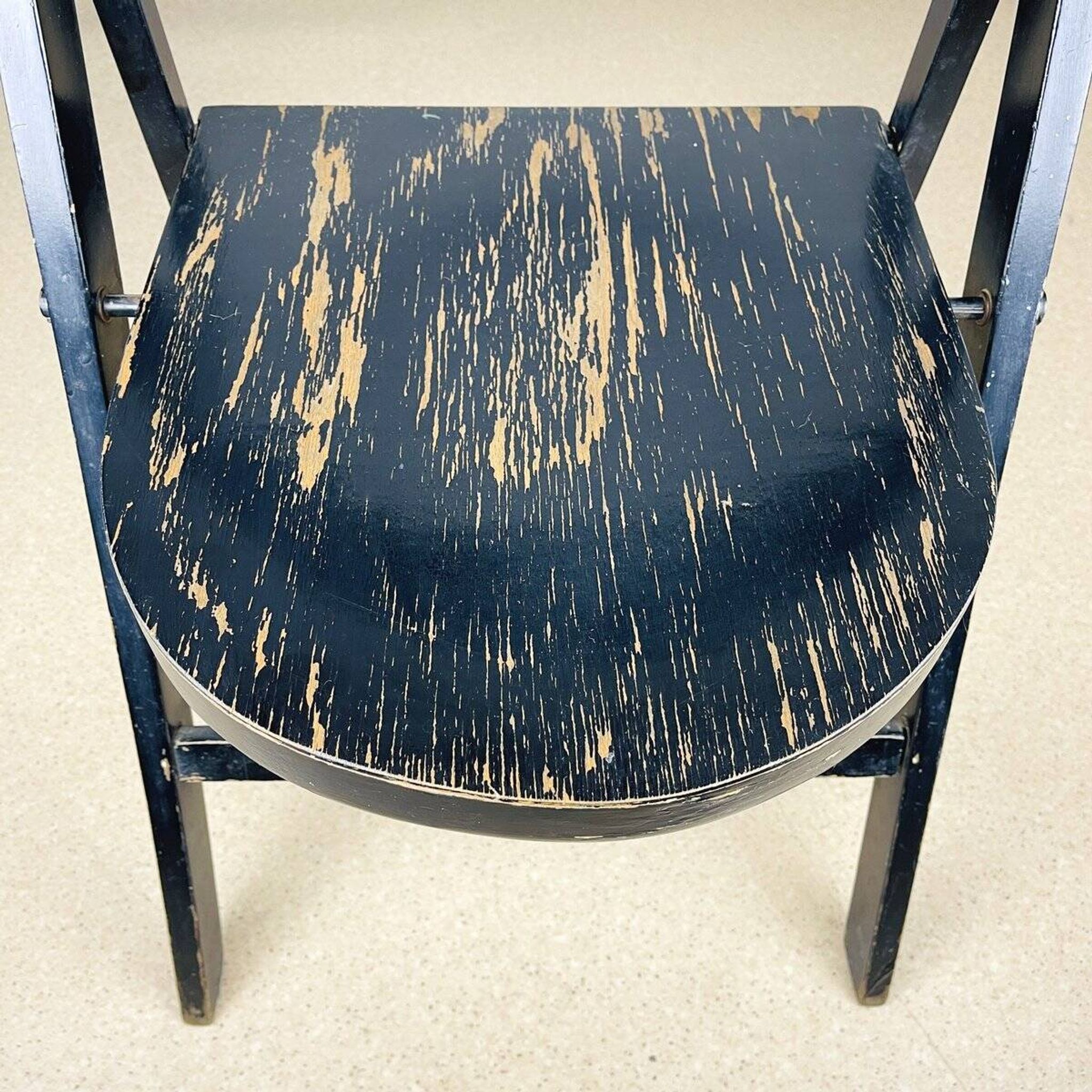 Folding chairs Tric by Achille and Pier Giacomo Castiglioni for BBB Emmebonacina, 1970s.