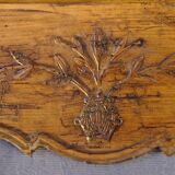 Panelling, ornamental pediment interior, 19th century.