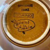 Set of 4 Sarreguemines Domino cups