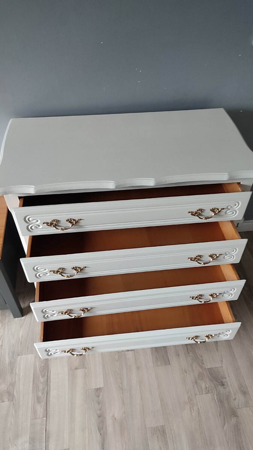 Restored vintage chest of chest