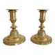 Pair of 19th century gilt bronze candlesticks - Château de Compiègne