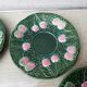 Six dessert plates in earthenware.