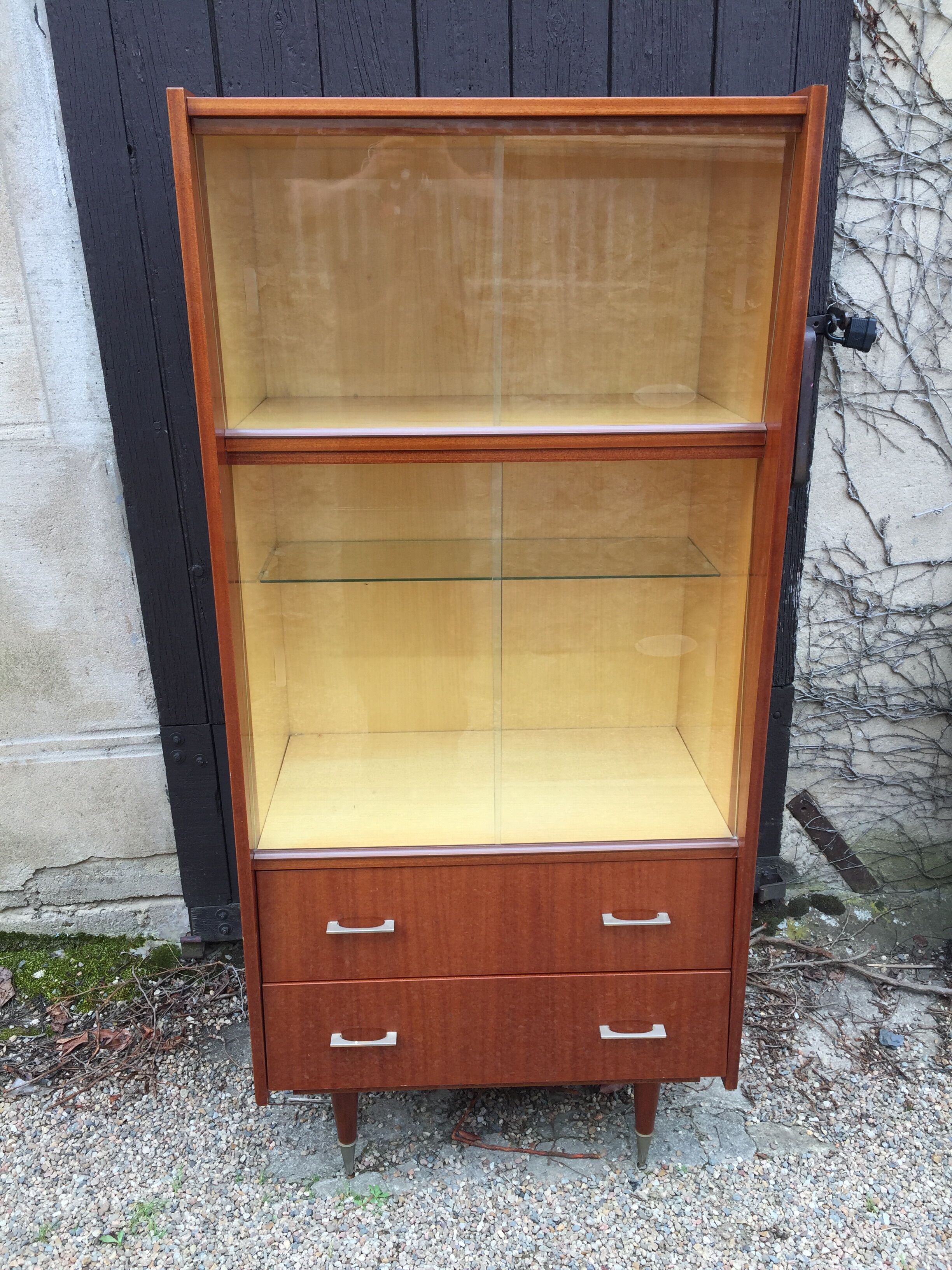 Library display case vintage