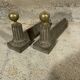 Pair of andirons