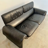 Sofa DESEDE DS-2011 2/3 seater vintage leather design of the 80s
