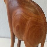 Scandinavian teak deer 1960.