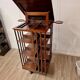 English mahogany revolving bookcase