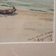 Tableau aquarelle marine