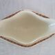 Antique sauce boat from Gien, Mai model, around 1900.