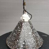 Speckled enamel conical hanging