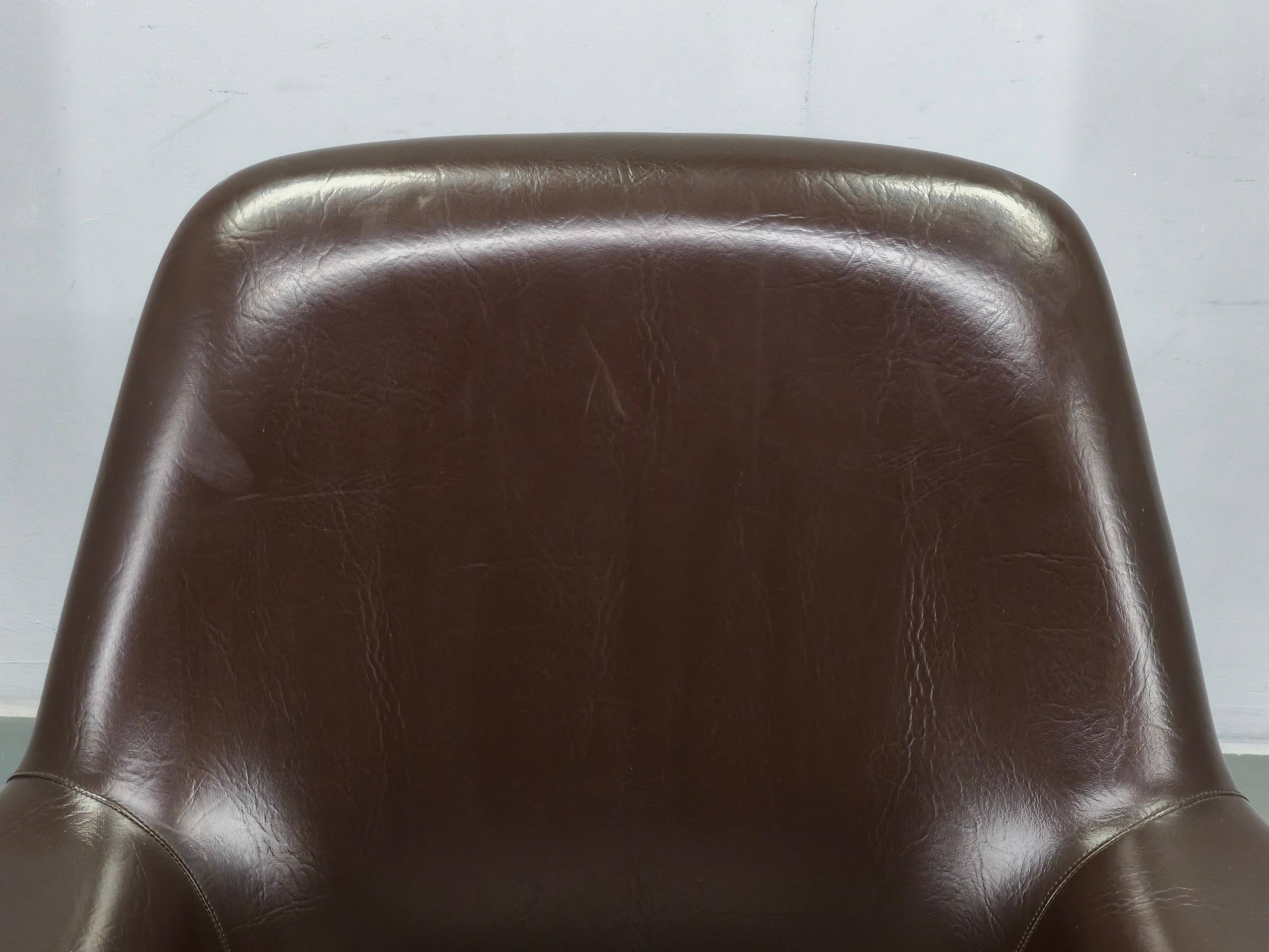 Fauteuil pivotant Mobiltecnica Torino, années 1960