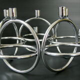 Candlestick space age chrome 1970