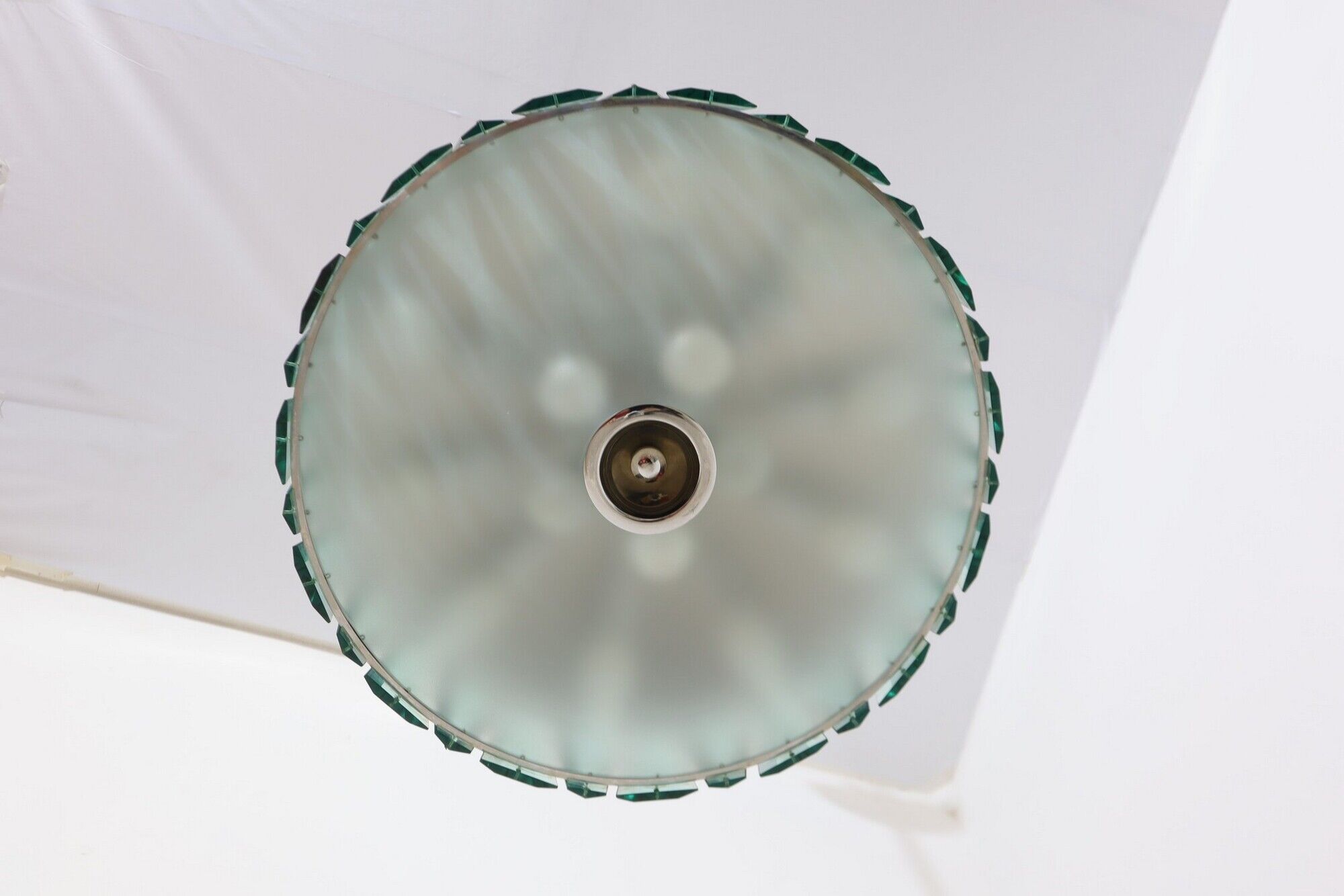 Cut glass pendant chandelier