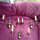 3 double brass appliques
