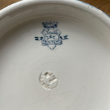 Ceramic compotier floral motif