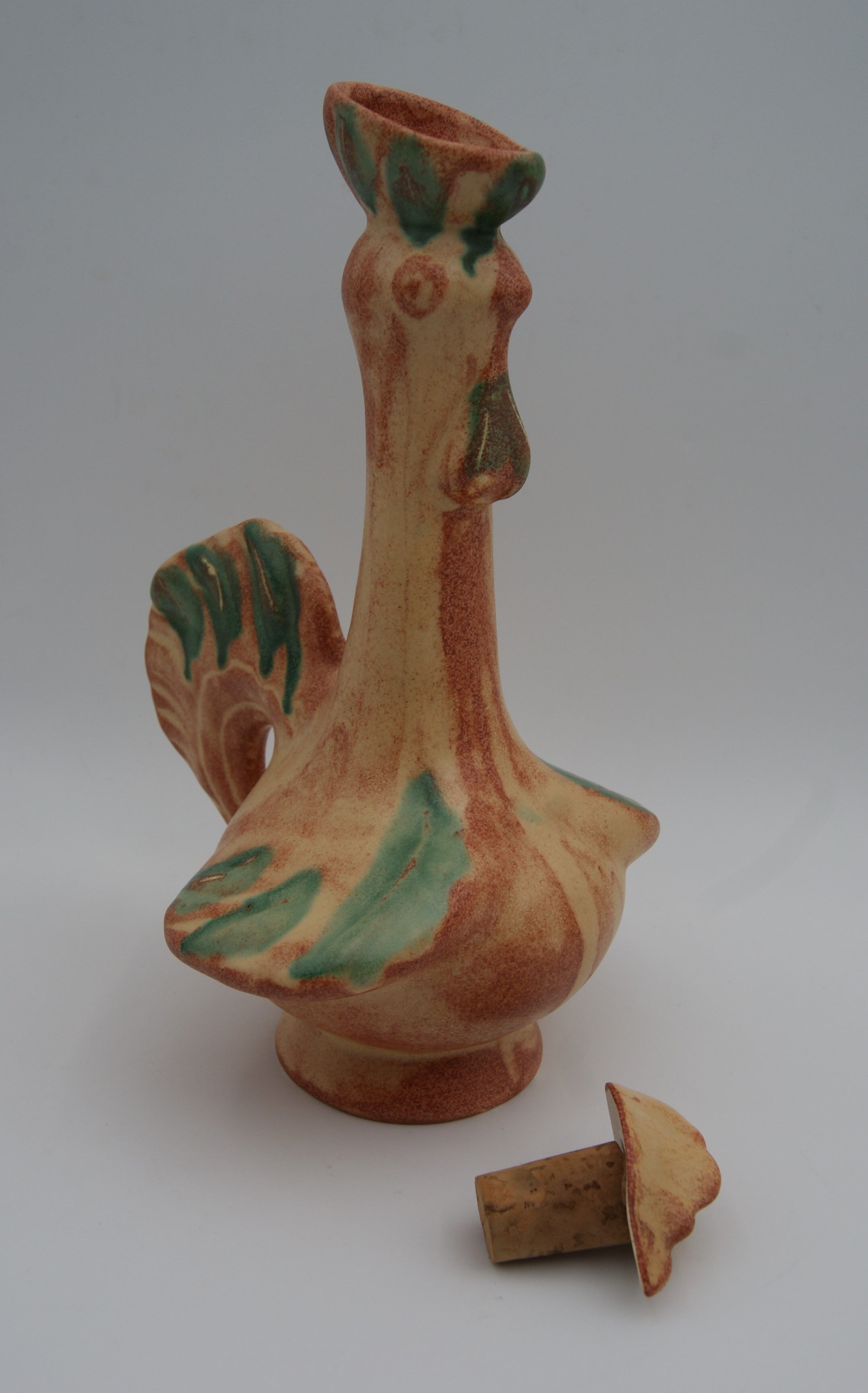 Ceramic carafe vintage chicken