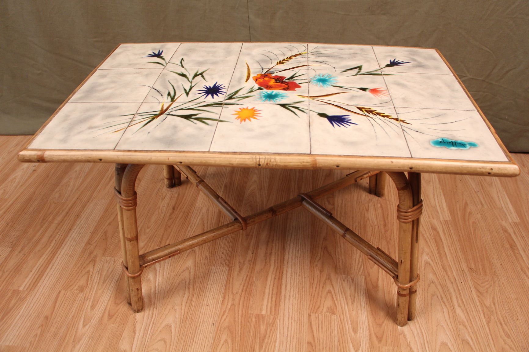 Chassin rattan coffee table