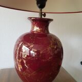 Faience lamp by Charolles Molins