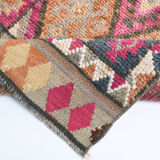 2x12 Narrow Vintage Runner Rug, 76x363Cm