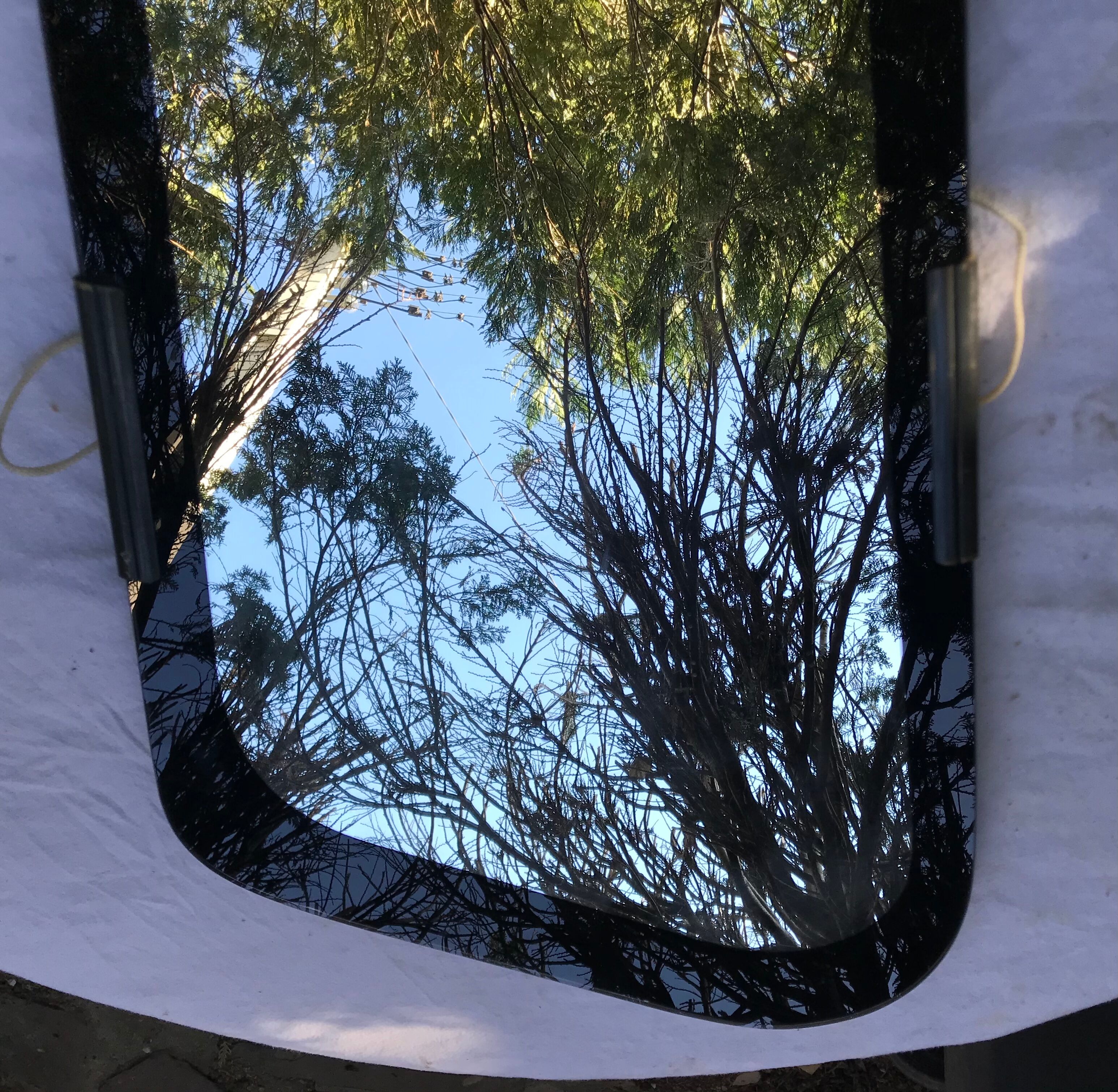 Vintage 60s mirror mirror  33x80cm