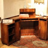Art Deco Veneer Writing Desk or Vanity Table, 1920s