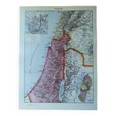 Original lithograph on Palestine