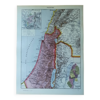 Original lithograph on Palestine