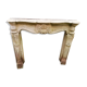 Stone fireplace