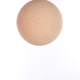 Vintage Cream Sugar Ball Hanging Lamp 1960s