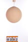 Vintage Cream Sugar Ball Hanging Lamp 1960s