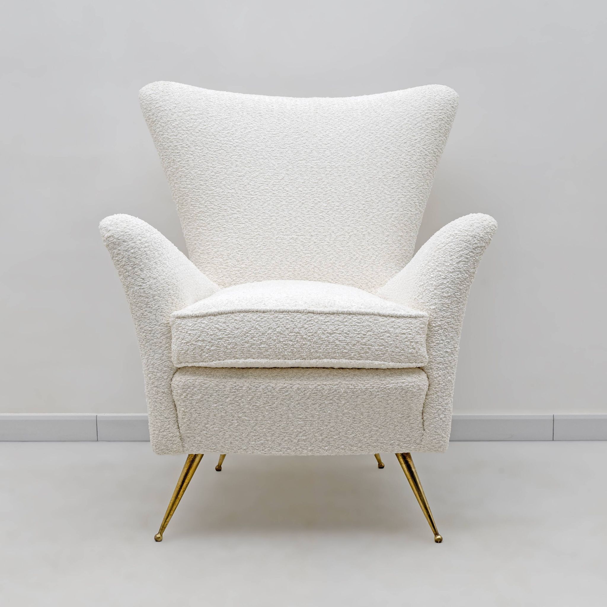Art Dèco Italian Lounge Armchair from 50s,