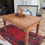 Vintage farmhouse table pich pine
