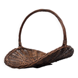 Vintage Rattan magazine holder 1960s Holland