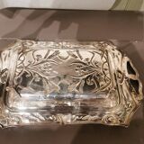 Art Nouveau silver-plated metal centerpiece by Armand Frenais