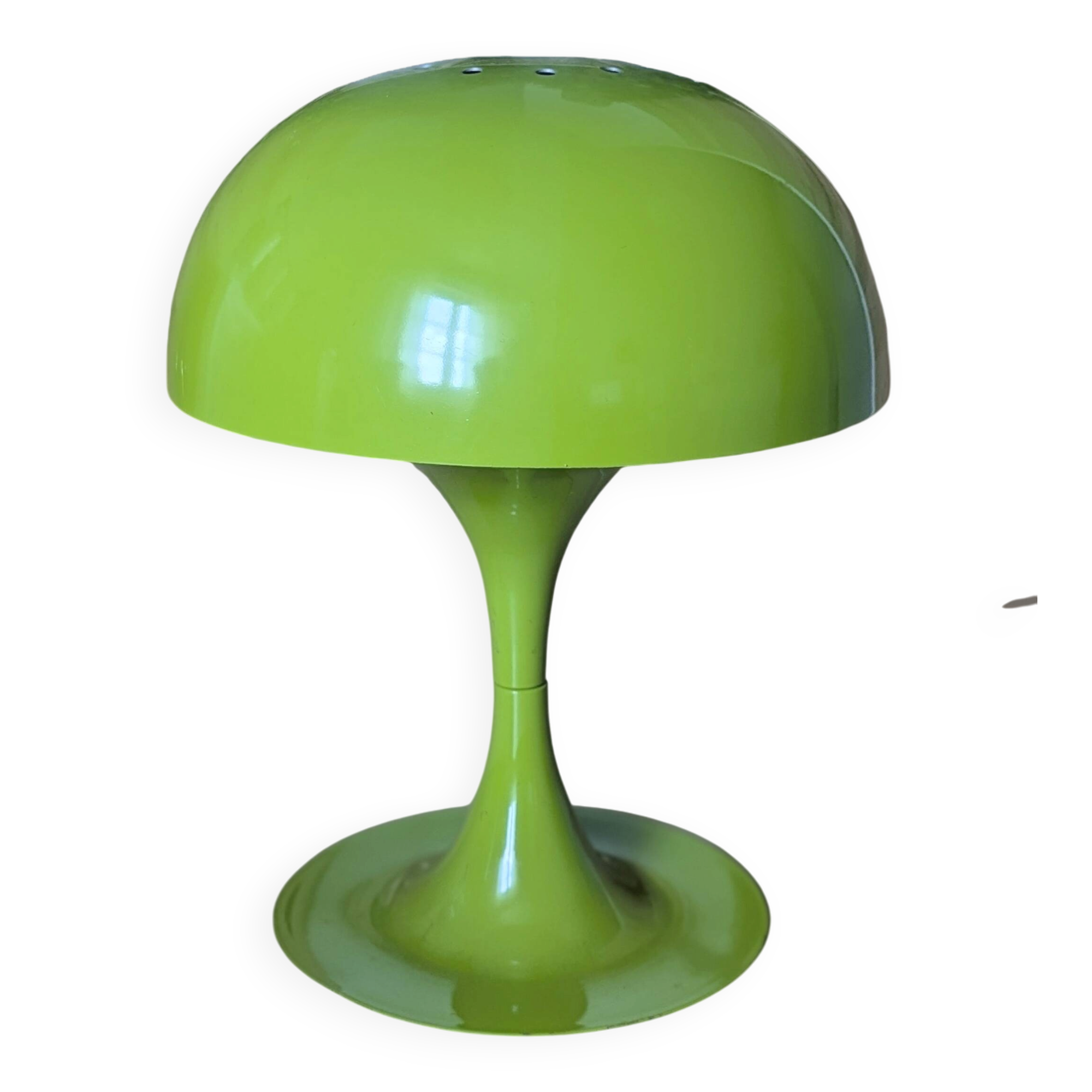 Green mushroom lamp Mathias vintage (L-0251)